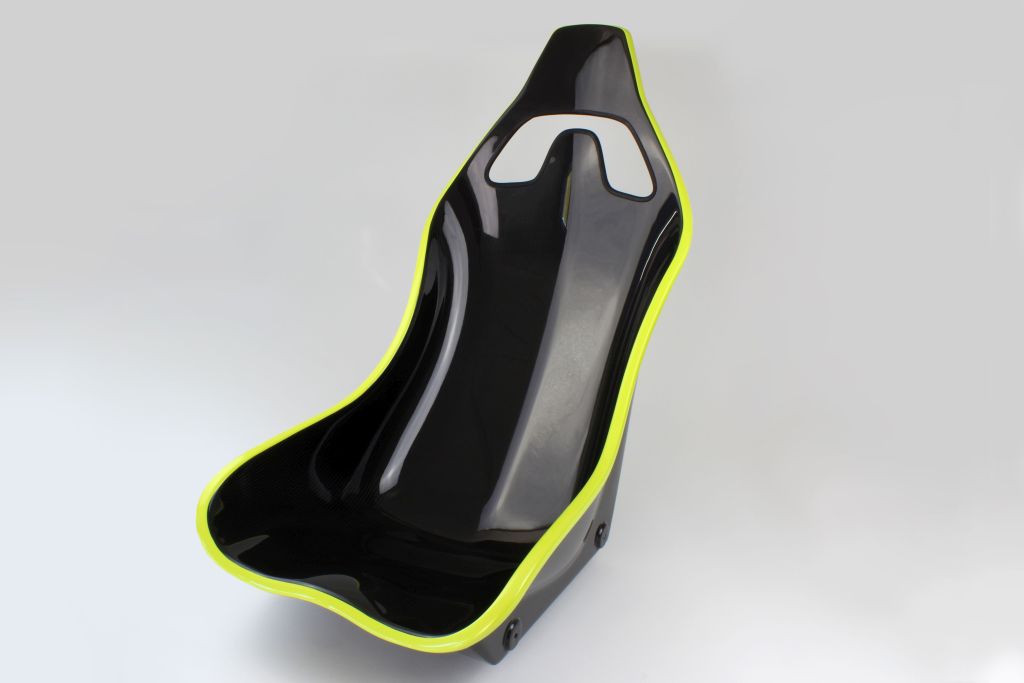 The simulator bucket seat the was displayed at Advanced Engineering 2021 show 