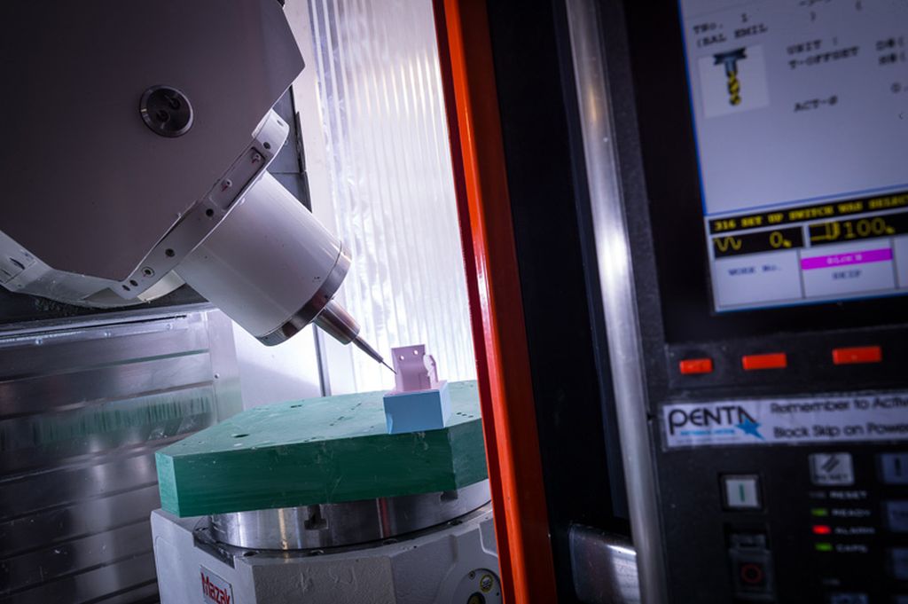 Penta’s facility operates four 5-axis CNC machines